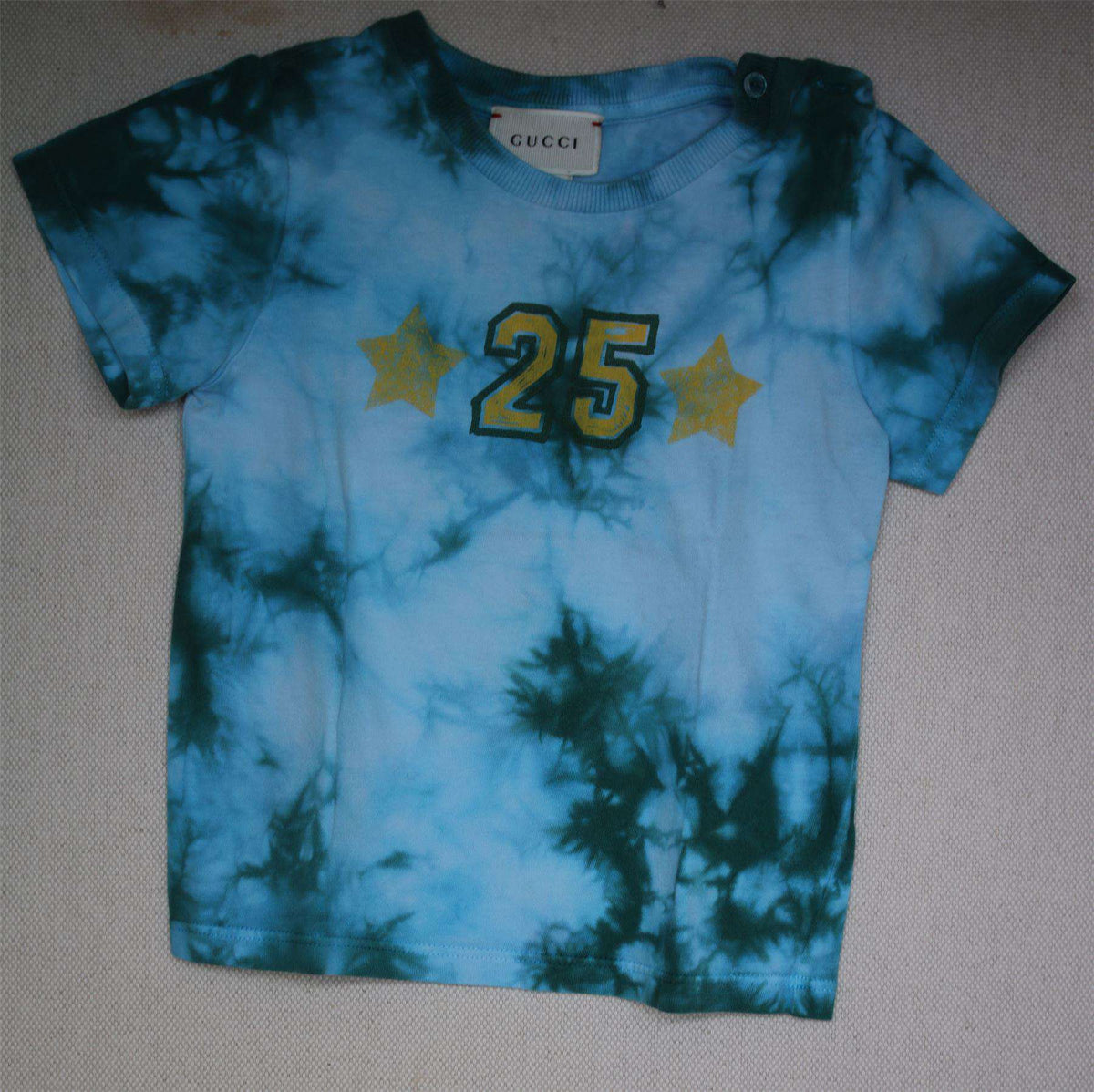 GUCCI BABY BLUE TIE-DYE 25 TOP 12-18 MONTHS