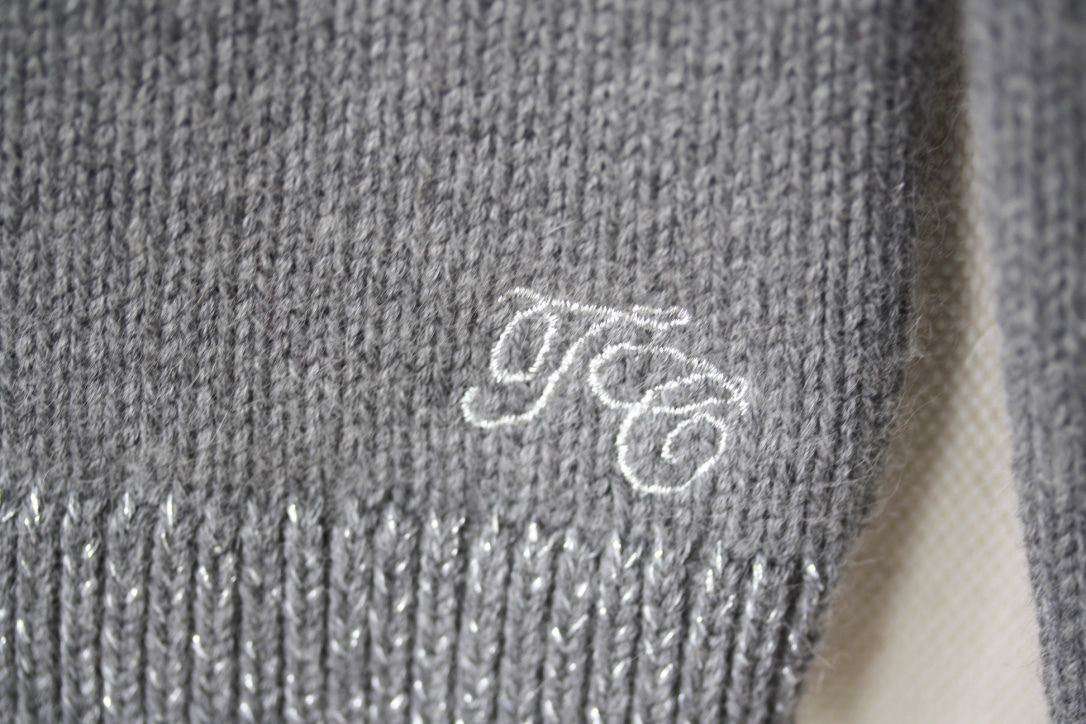 TARTINE ET CHOCOLAT BABY GREY CABLE SWEATER 3 YEARS