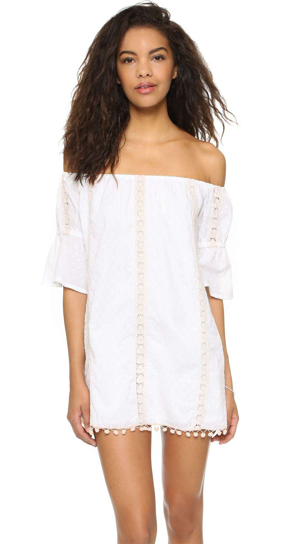 TULAROSA SARA OFF THE SHOULDER DRESS SMALL