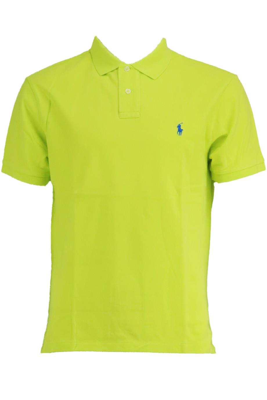 POLO RALPH LAUREN MEN'S SLIM FIT COTTON PIQUÉ POLO SHIRT LARGE
