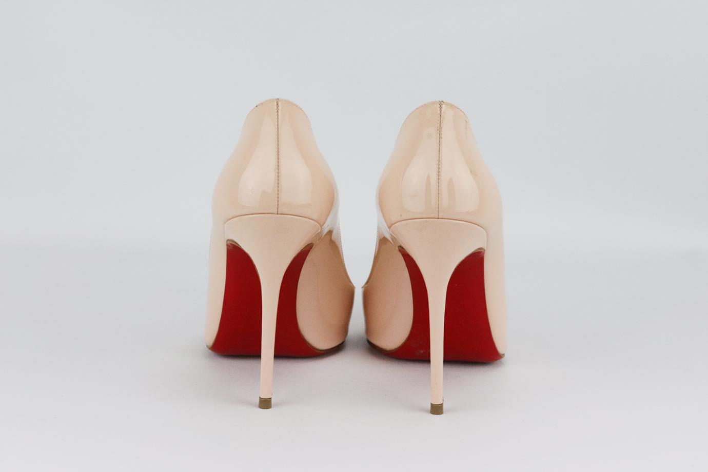 CHRISTIAN LOUBOUTIN PATENT LEATHER PUMPS EU 37.5 UK 4.5 US 7.5