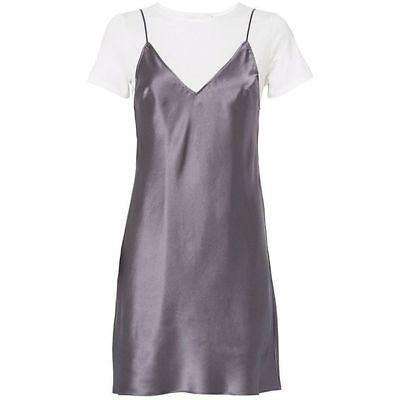 FLEUR DU MAL COMBO SLIP T-SHIRT DRESS MEDIUM