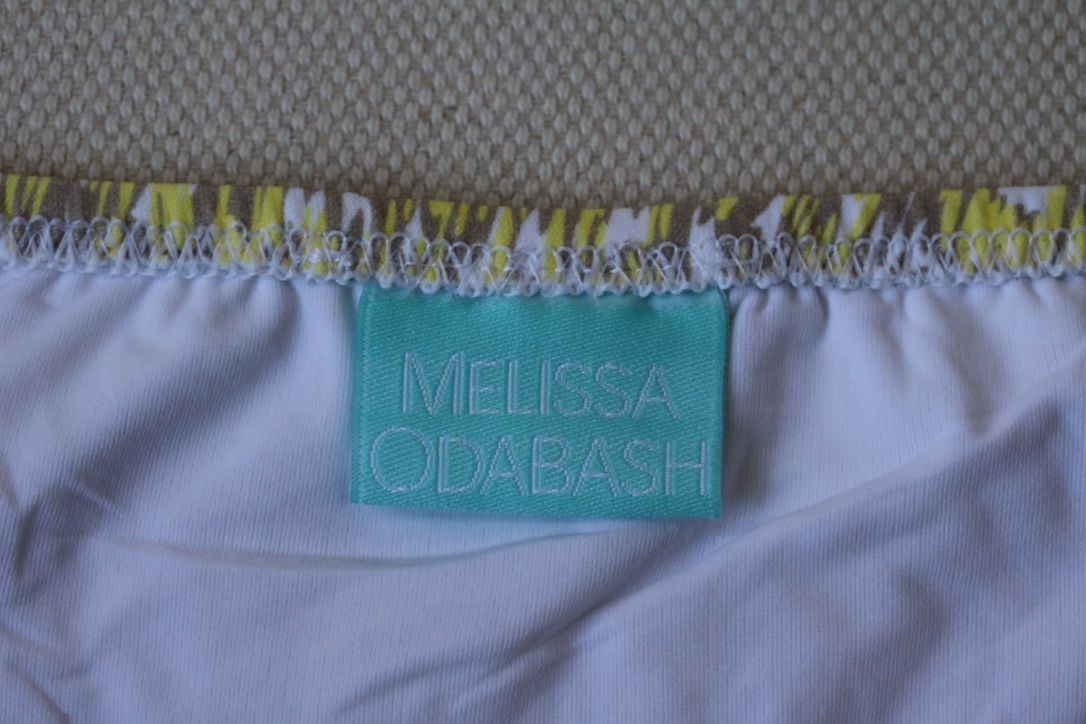 MELISSA ODABASH BALI YELLOW PRINT BIKINI UK 10/14