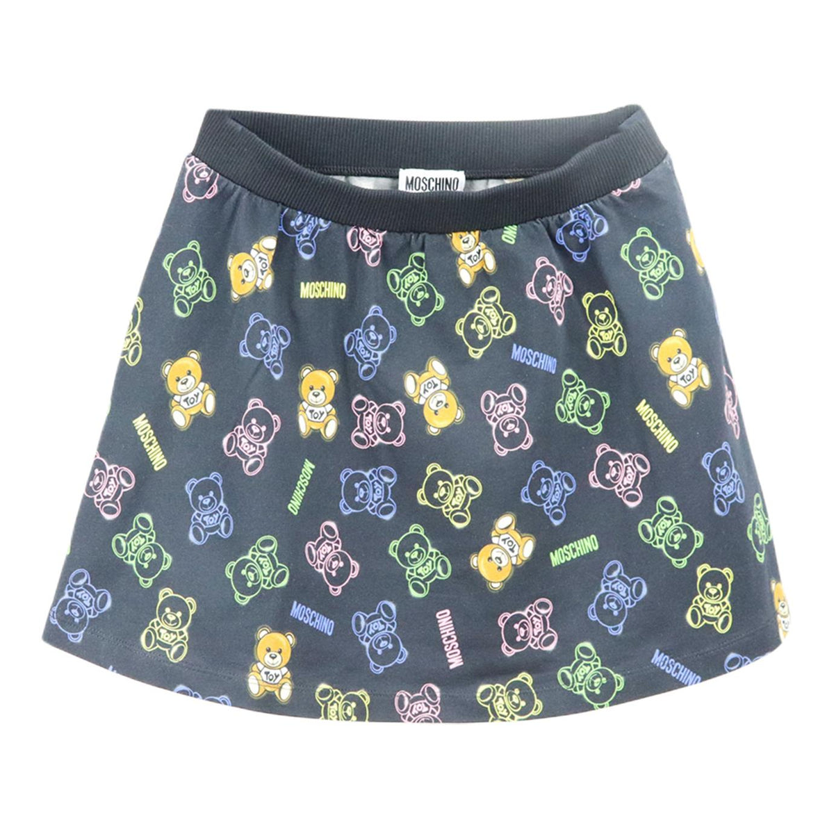 MOSCHINO KIDS GIRLS LOGO COTTON SKIRT 8 YEARS