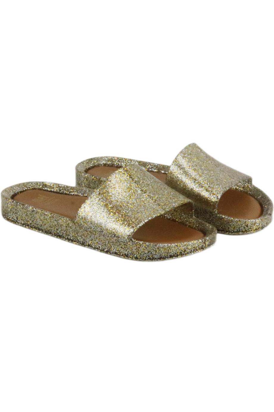 MINI MELISSA KIDS GIRLS GLITTER JELLY SLIDES EU 31 UK 12