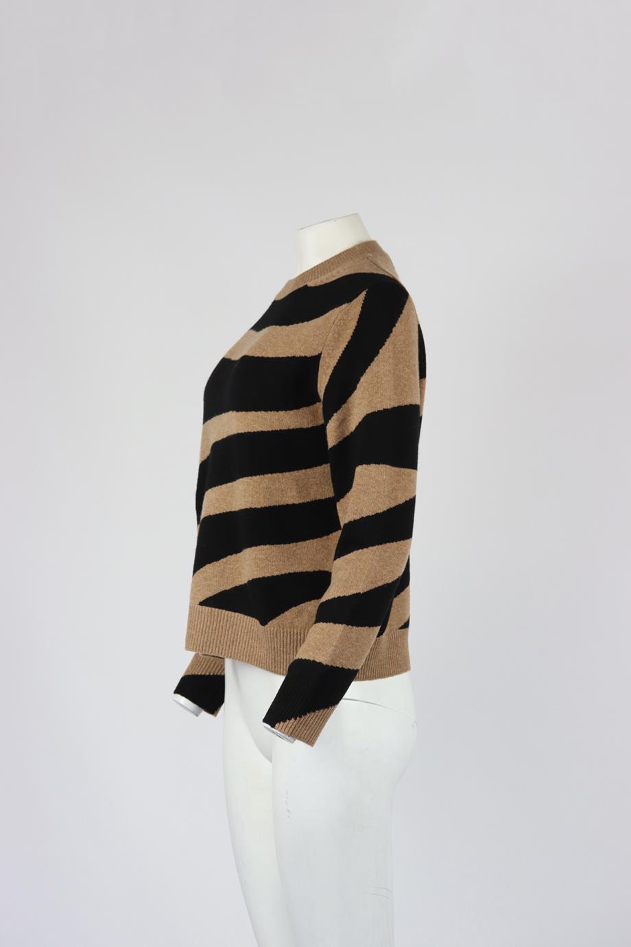 CHINTI AND PARKER INTARSIA WOOL BLEND SWEATER SMALL