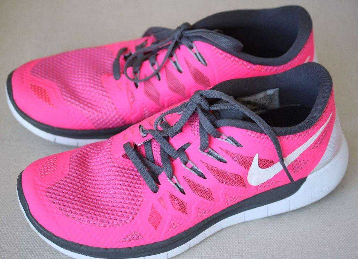 NIKE FREE 5.0 PINK TRAINERS 40 UK 6 US 8.5