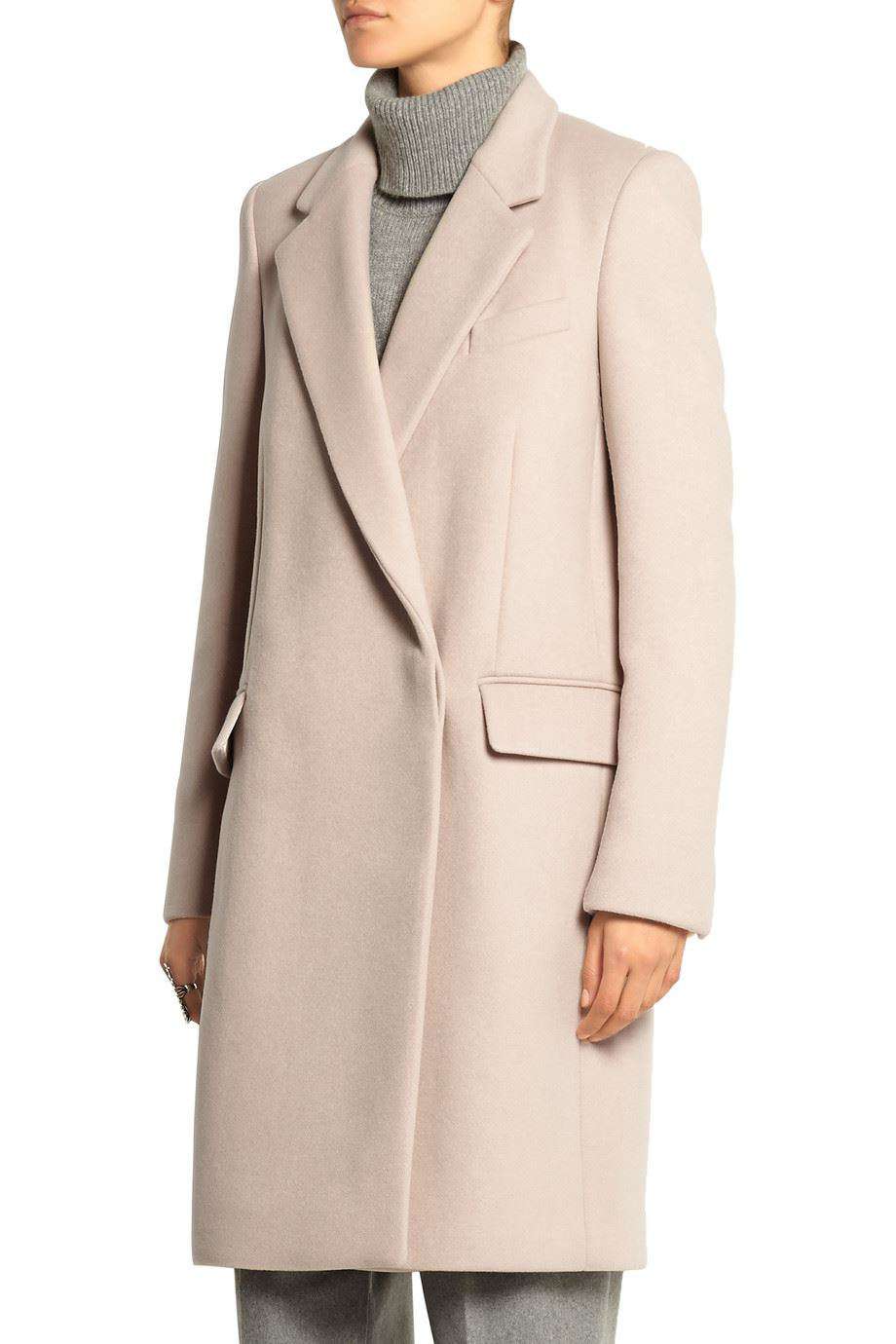 STELLA MCCARTNEY WOOL-BLEND COAT IT 40 UK 8