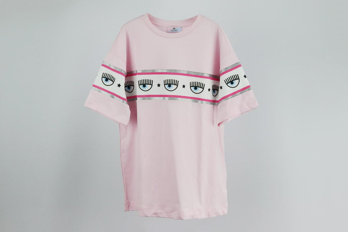 CHIARA FERRAGNI KIDS GIRLS COTTON T-SHIRT 8 YEARS