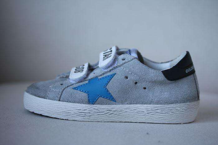 GOLDEN GOOSE DELUXE BRAND SUPERSTAR GREY SUEDE SNEAKERS EU 24 UK 7