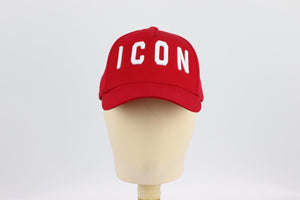 DSQUARED2 EMBROIDERED COTTON TWILL BASEBALL CAP ONE SIZE