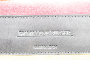 BY MALENE BIRGER SUEDE AND LEATHER SHOULDER BAG