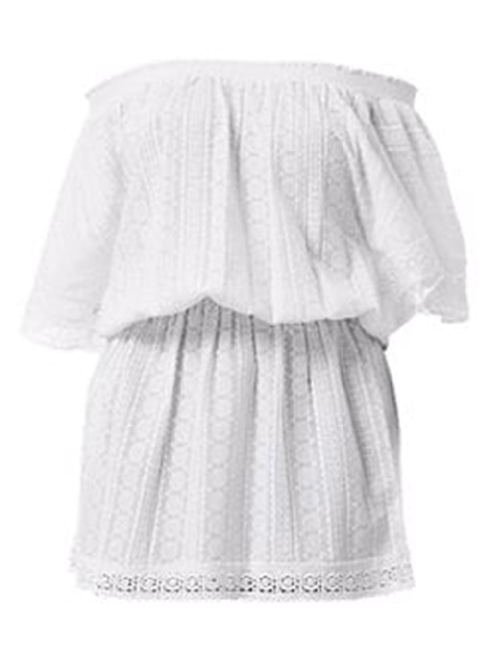MELISSA ODABASH MICHELLE OFF THE SHOULDER DRESS MEDIUM