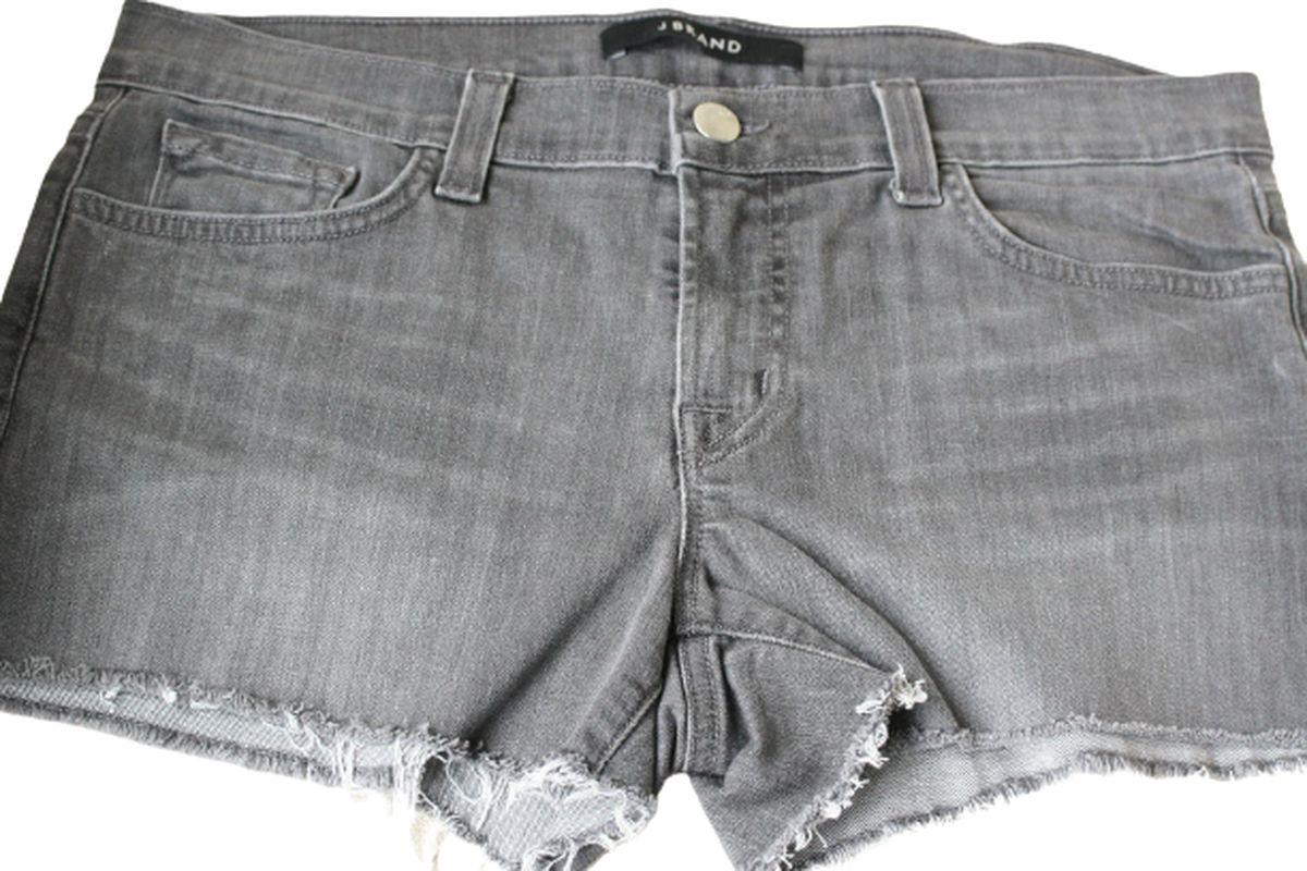 J BRAND GREY KINGDOM SHORTS CUTOFFS W27 UK 8/10