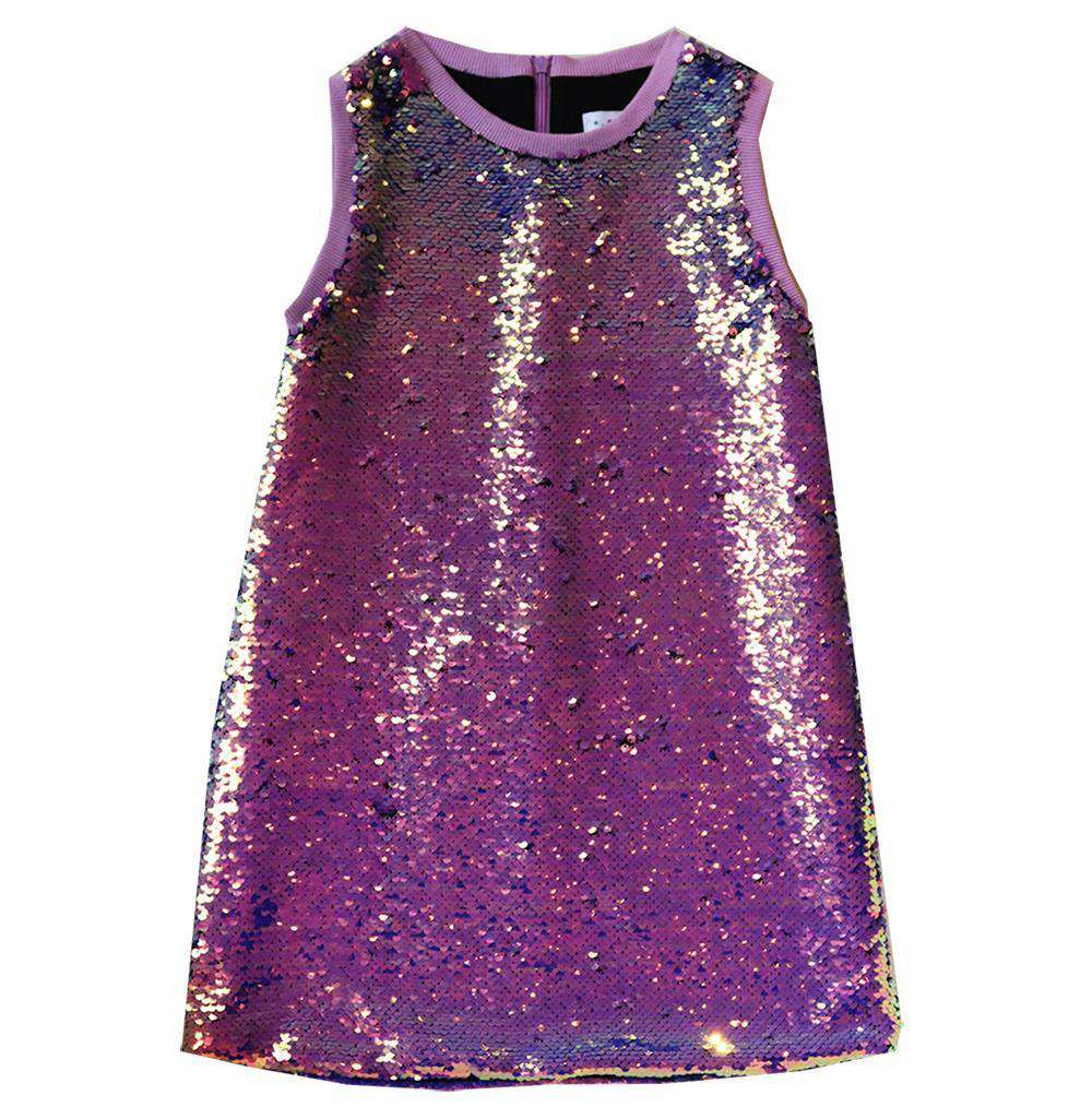LOLA AND THE BOYS KIDS GIRLS SEQUIN DRESS 5 YEARS