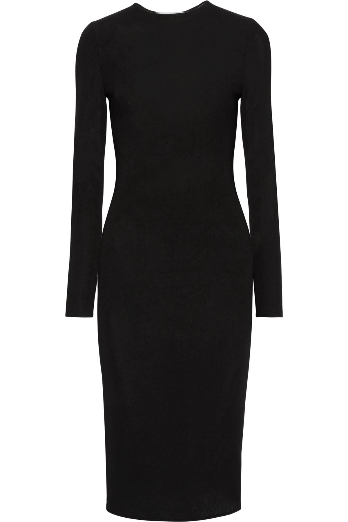 ESTEBAN CORTAZAR CUTOUT STRETCH KNIT MIDI DRESS FR 38 UK 10