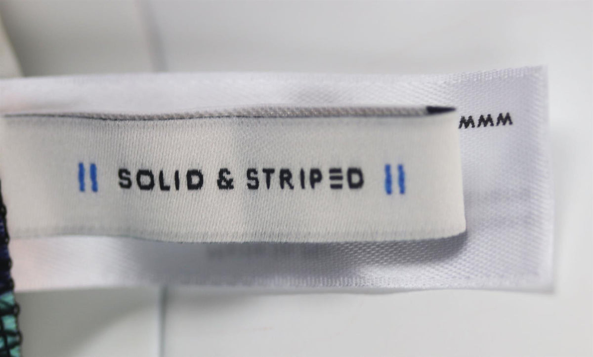 SOLID AND STRIPED MORGAN STRIPED TRIANGLE BIKINI SMALL