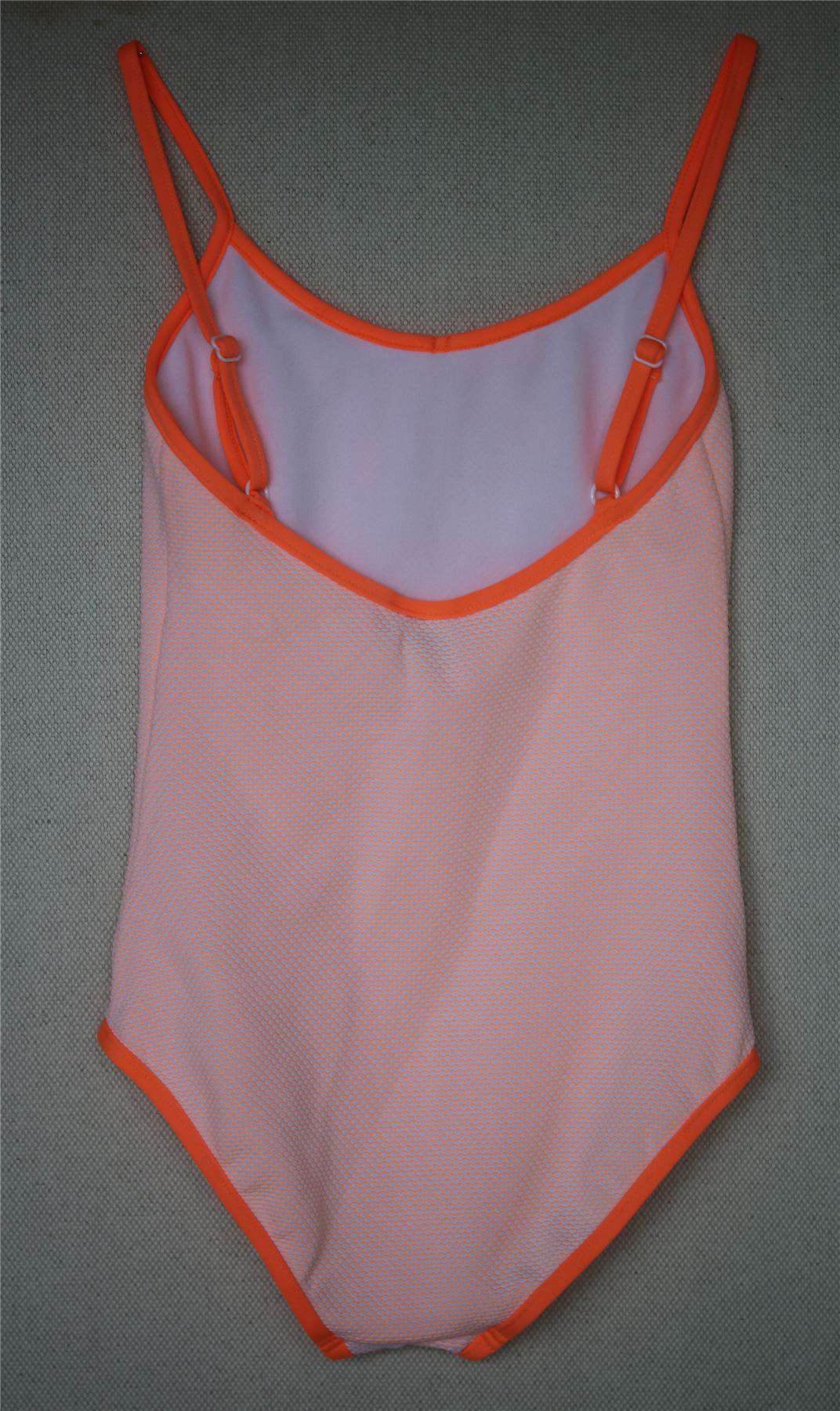 MELISSA ODABASH GIRLS TRACY ORANGE SCALES PRINT SWIMSUIT 4 YEARS