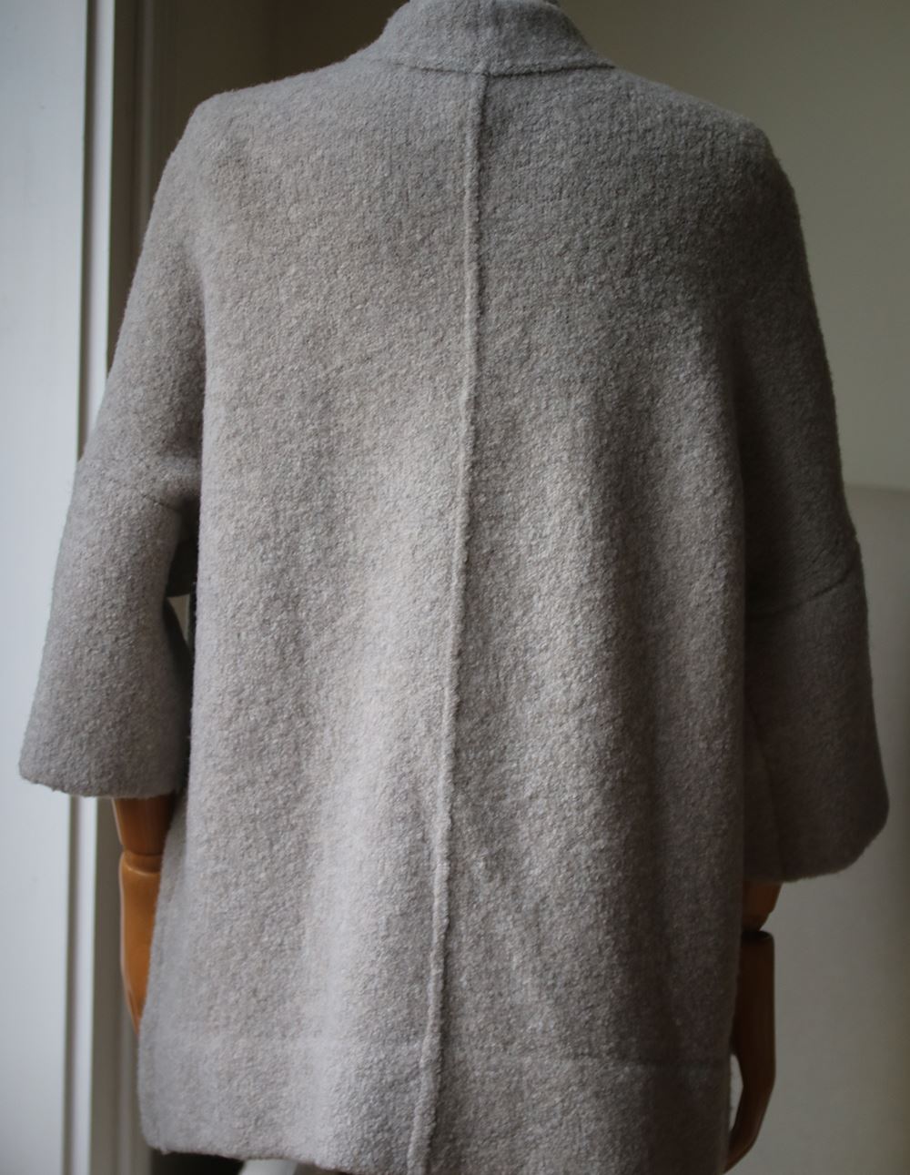 SOYER DOUBLE-BREASTED WOOL-BLEND COAT SMALL