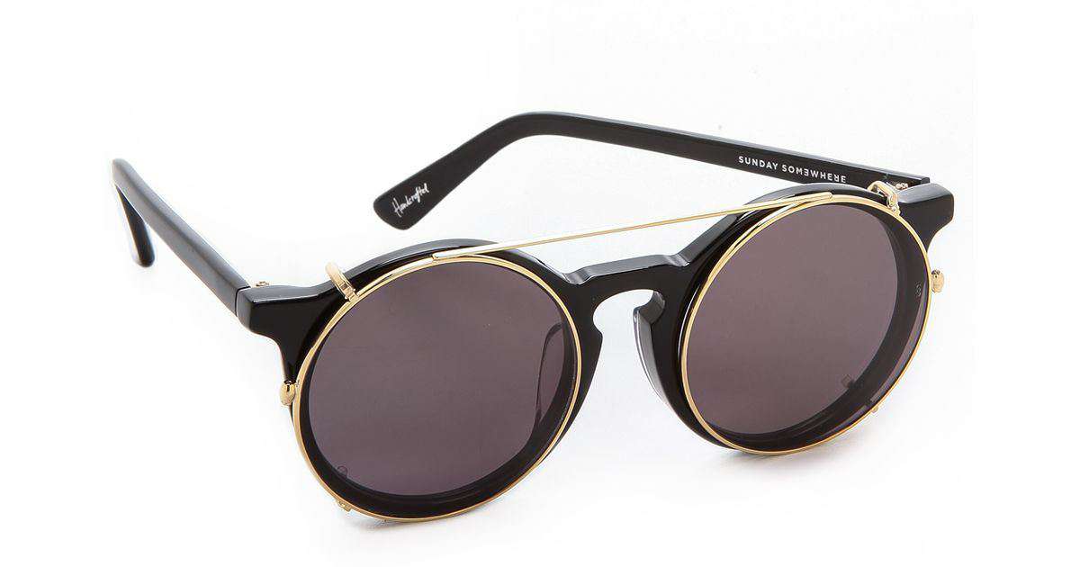 SUNDAY SOMEWHERE MATAHARI ROUND SUNGLASSES