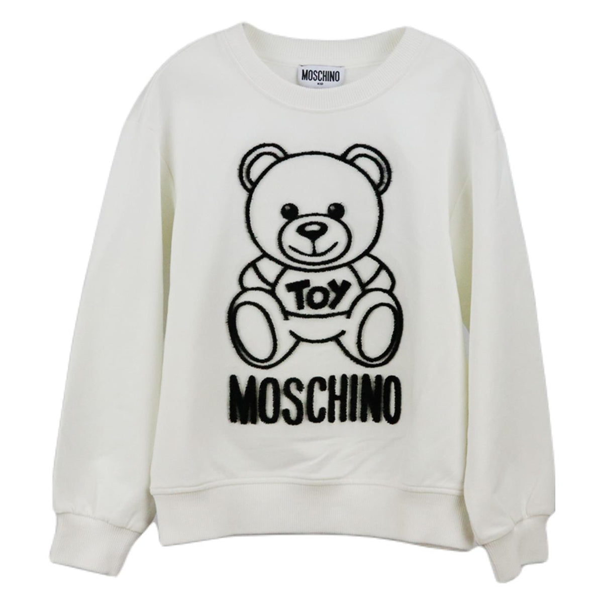 MOSCHINO KIDS UNISEX LOGO COTTON SWEATSHIRT 6 YEARS