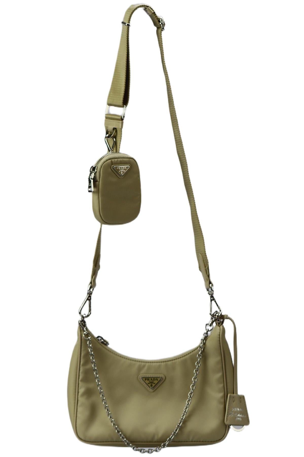 PRADA RE-EDITION 2005 TEXTURED LEATHER AND NYLON SHOULDER BAG | Nikki  Bradford