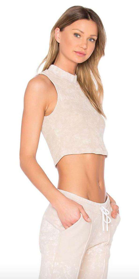 COTTON CITIZEN THE MONACO CROP TANK XSMALL