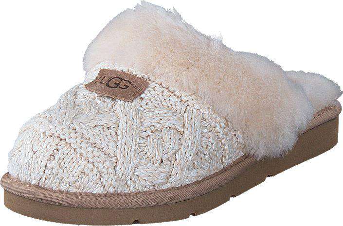 UGG COZY CABLE SHEARLING SLIPPERS EU 38 UK 5.5 US 7