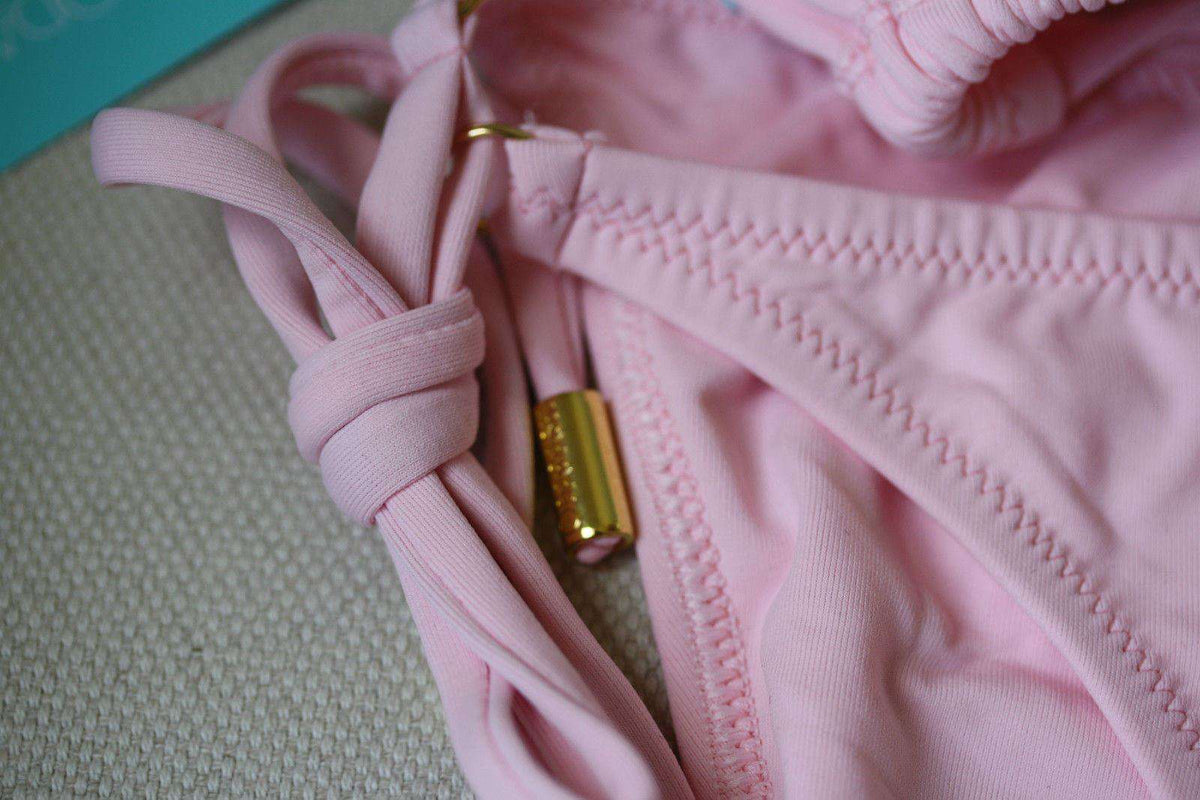 MELISSA ODABASH PINK BRIDESMAID HEN PARTY BIKINI IT 42/44 UK 10/12