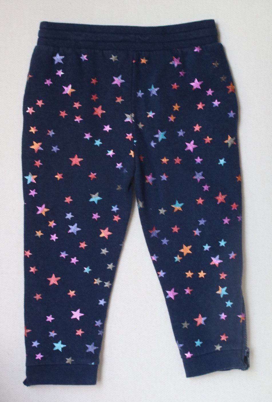 STELLA MCCARTNEY KIDS NAVY BLUE STAR PRINT TRACKSUIT BOTTOMS 4 YEARS
