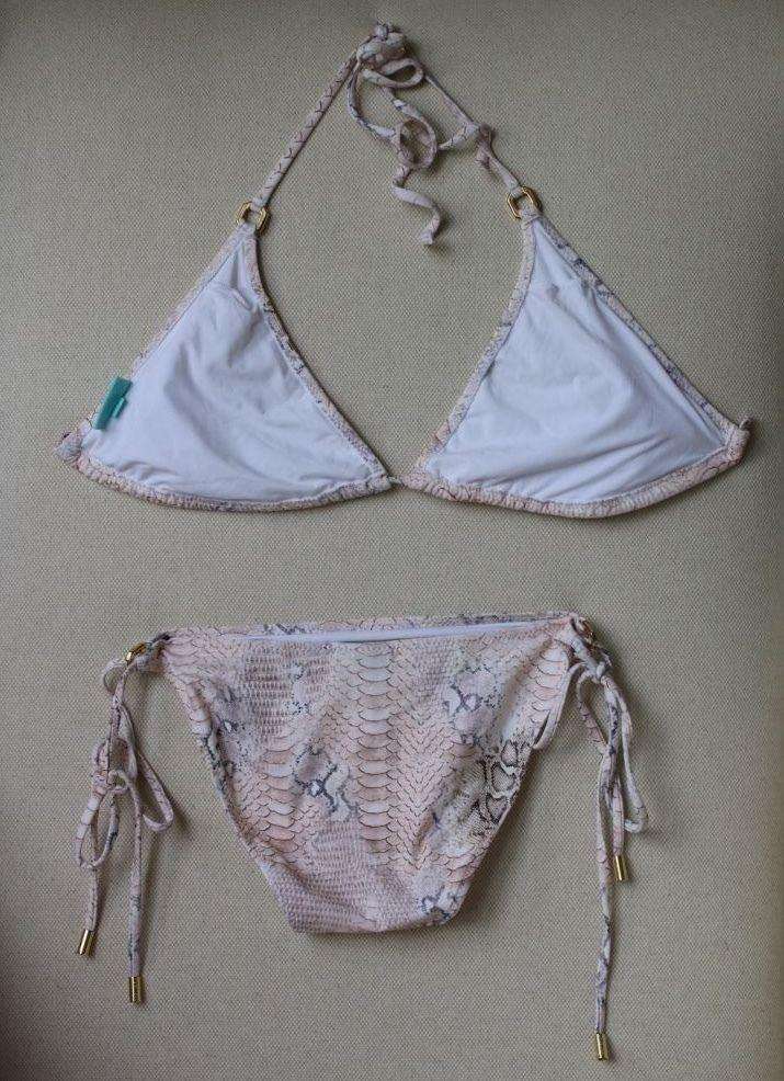 MELISSA ODABASH KEY WEST SNAKE PRINT BIKINI UK 10/16