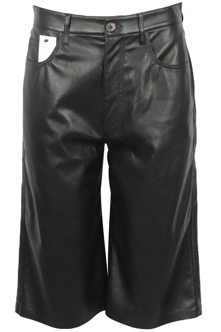 NANUSHKA FAUX LEATHER WIDE LEG CULOTTES MEDIUM