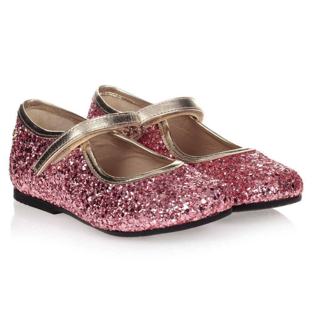 MANUELA DE JUAN KIDS GIRLS GLITTER SHOES EU 30 UK 11