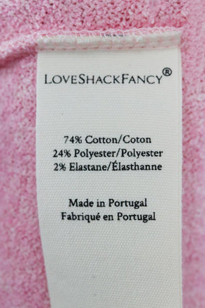LOVESHACKFANCY BOUCLÉ KNIT SHORTS SMALL