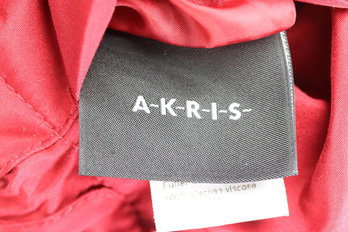 AKRIS REVERSIBLE WOOL AND SILK BLEND JACKET US 4 UK 8