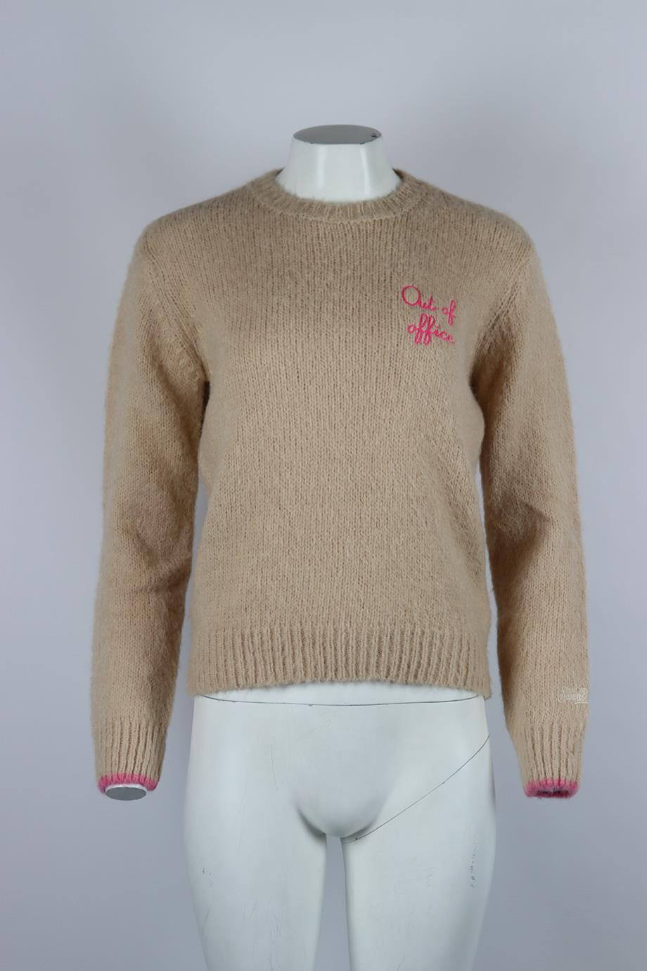 MC2 ST BARTH EMBROIDERED KNITTED SWEATER SMALL