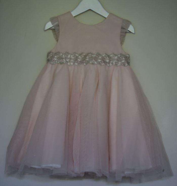 TARTINE ET CHOCOLAT GIRLS PINK CEREMONY DRESS 4 YEARS