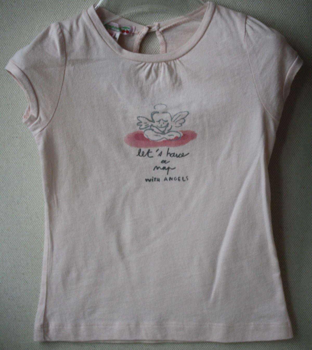 BONPOINT BABY PINK TEE T-SHIRT 18 MONTHS