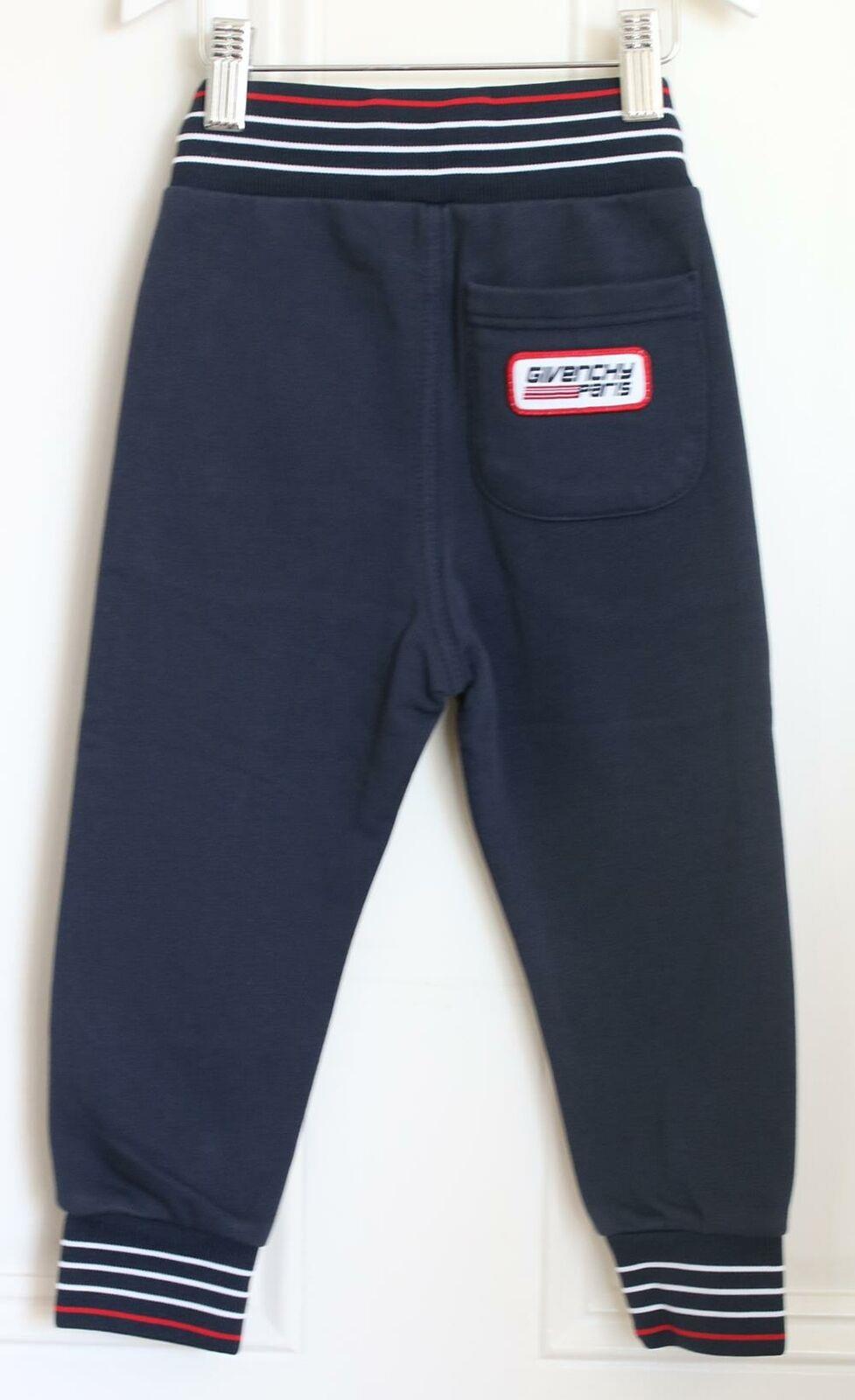 GIVENCHY KIDS BOYS COTTON TRACK PANTS 4 YEARS