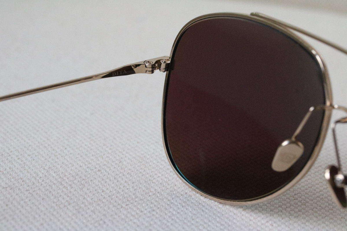 DITA CONDOR GREEN MIRRORED SUNGLASSES