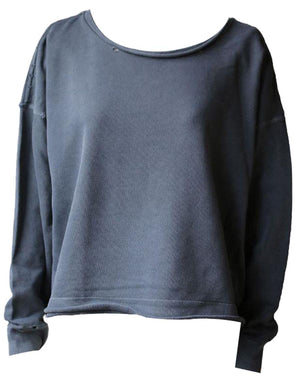AMO BOXY COTTON SWEATER SMALL