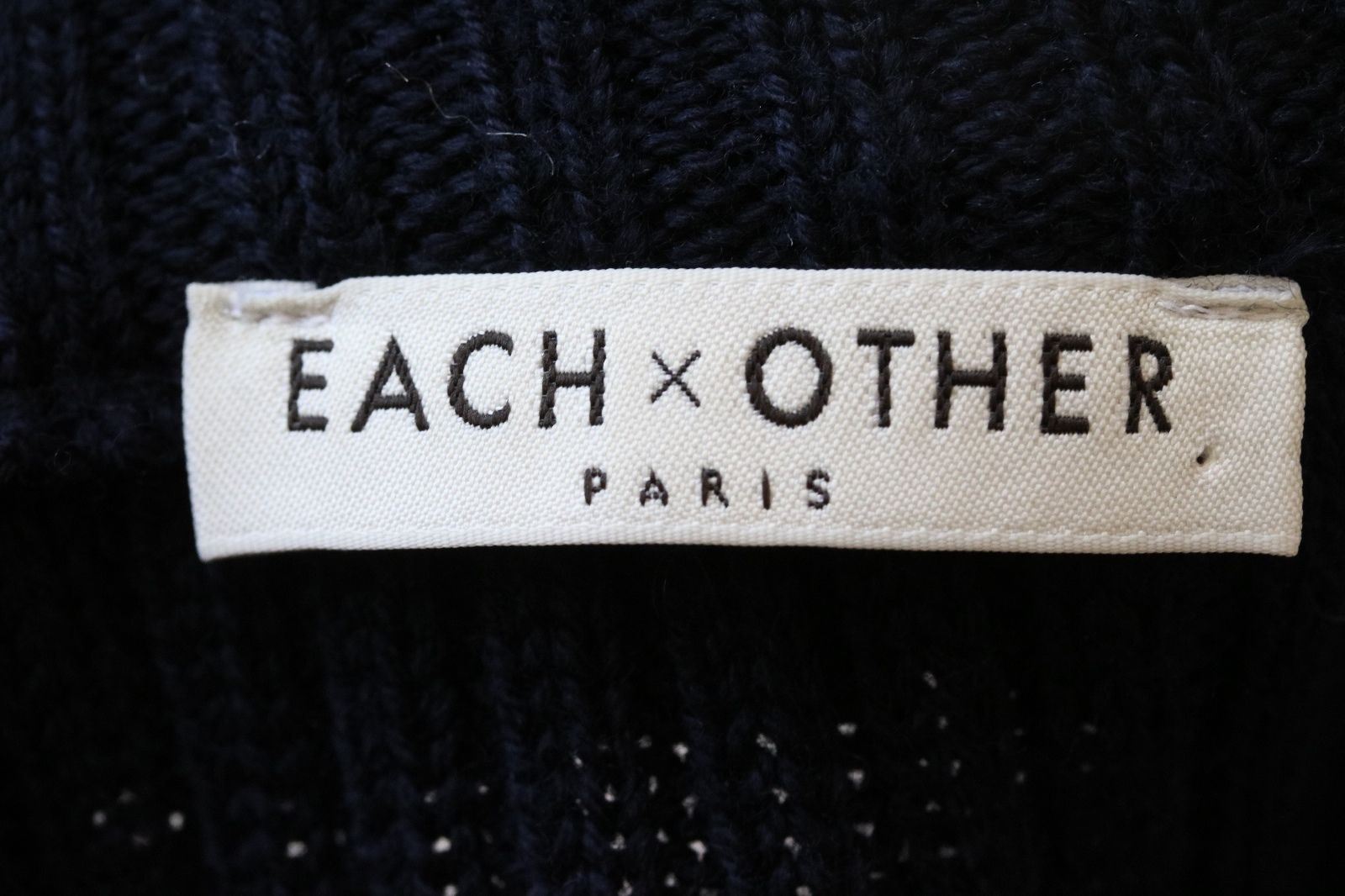 EACH X OTHER RUFFLED RIBBED KNIT DRESS SMALL