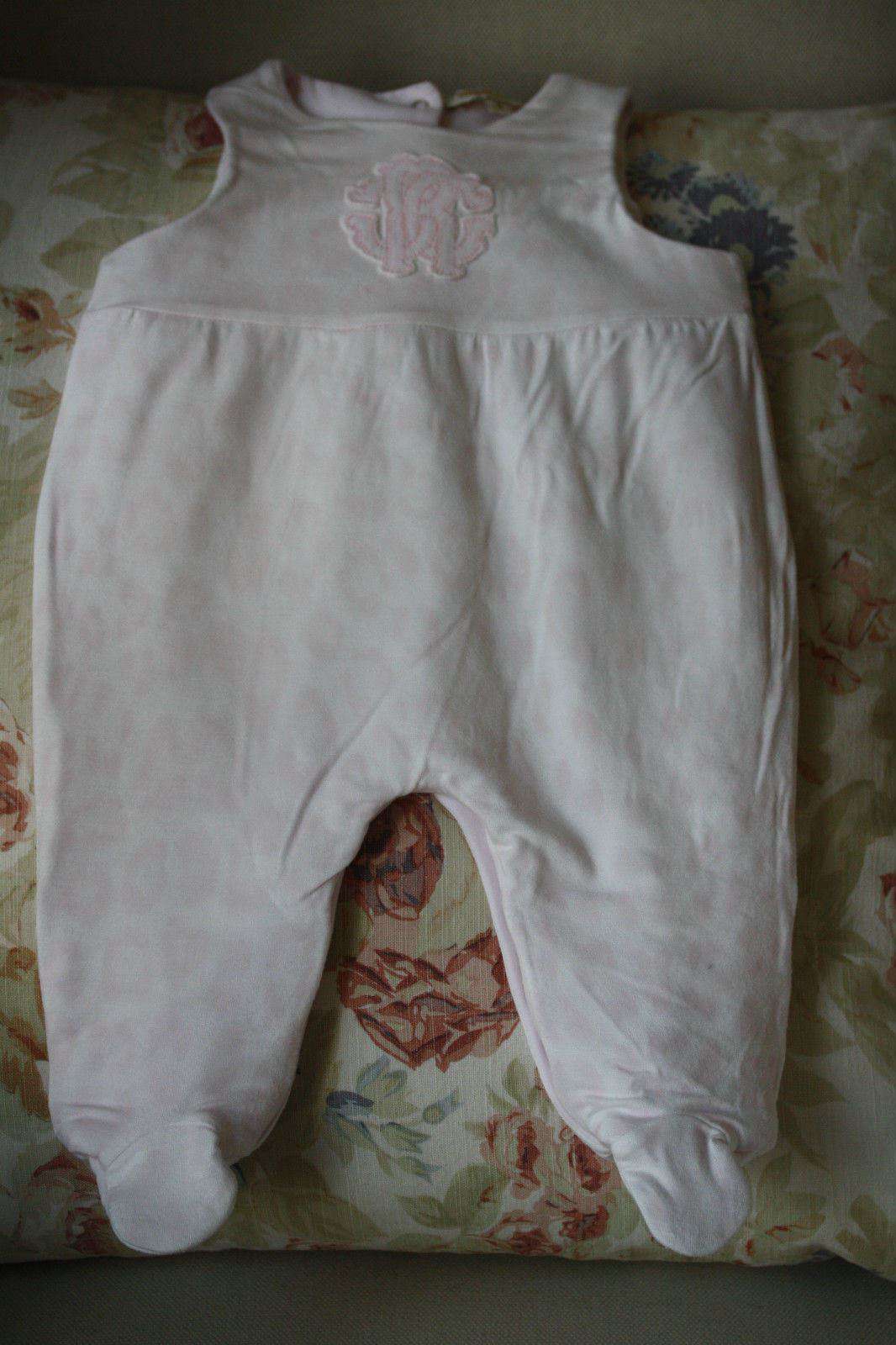 ROBERTO CAVALLI BABY PINK LEOPARD PRINT PADDED ROMPER 3 MONTHS