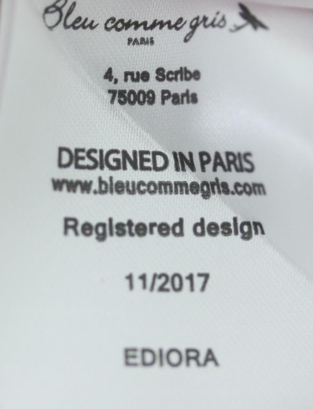 BLEU COMME GRIS KIDS GIRLS EMBROIDERED TULLE DRESS 6 YEARS