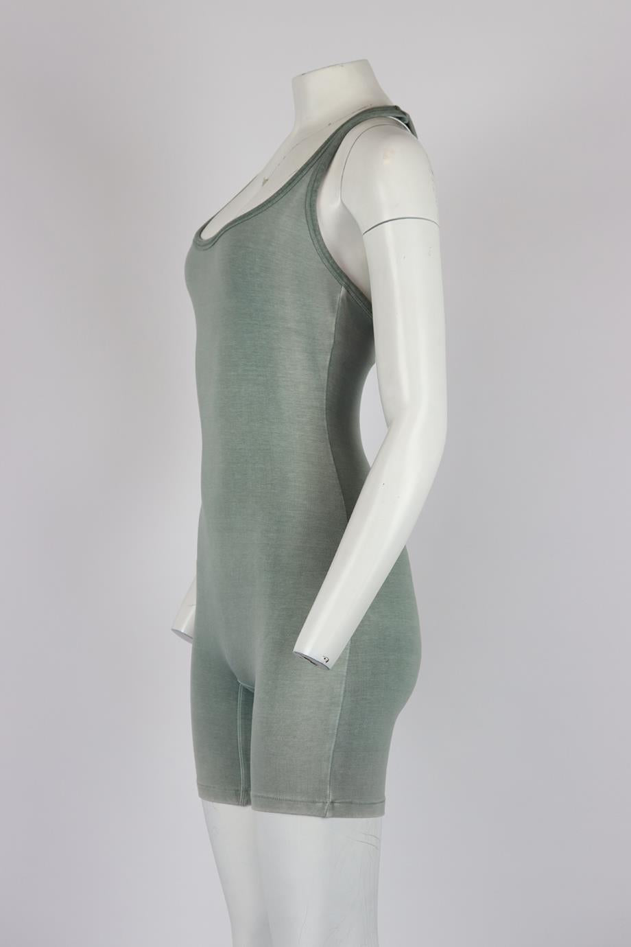 SKIMS STRETCH COTTON JERSEY PLAYSUIT SMALL