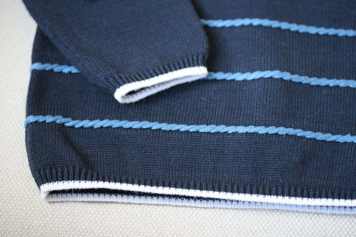 TARTINE ET CHOCOLAT BABY NAVY SWEATER 3 MONTHS