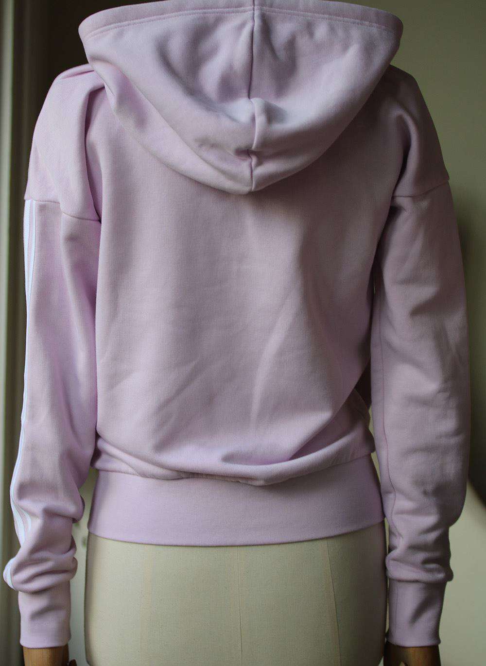 ADIDAS ORIGINALS 3 STRIPES ZIP UP HOODIE XSMALL