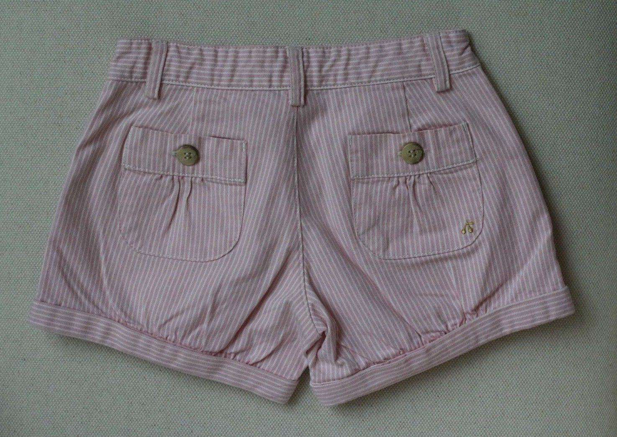 BONPOINT GIRLS EIGHT PINK STRIPE SHORTS 4 YEARS