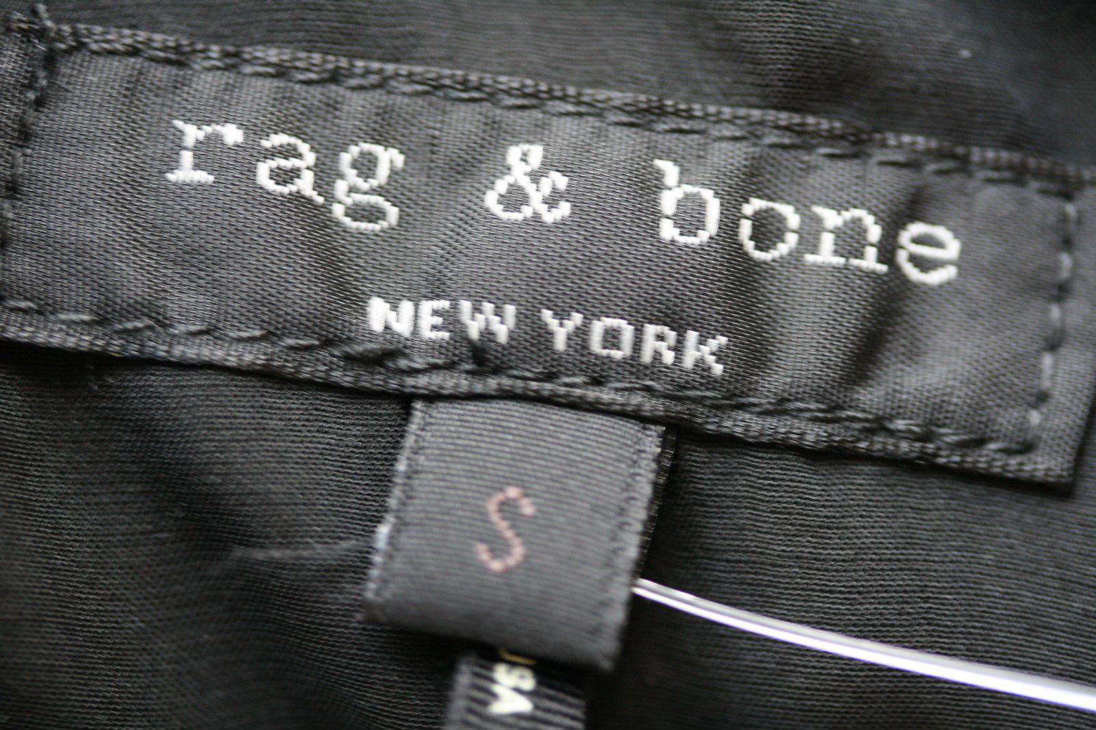 RAG AND BONE BLACK DOUBLE LAYER MESH TOP SMALL
