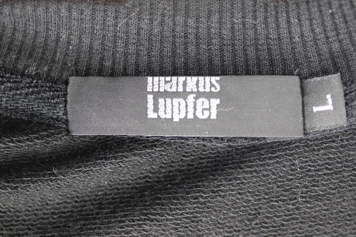 MARKUS LUPFER MEN'S EMBELLISHED COTTON SWEATSHIRT LARGE